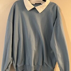 Brandy Melville Collared Crewneck
